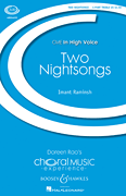 Two Nightsongs SSAA choral sheet music cover